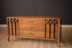 Mid Century Modern Walnut and Rosewood Kent Coffey Perspecta Dresser
