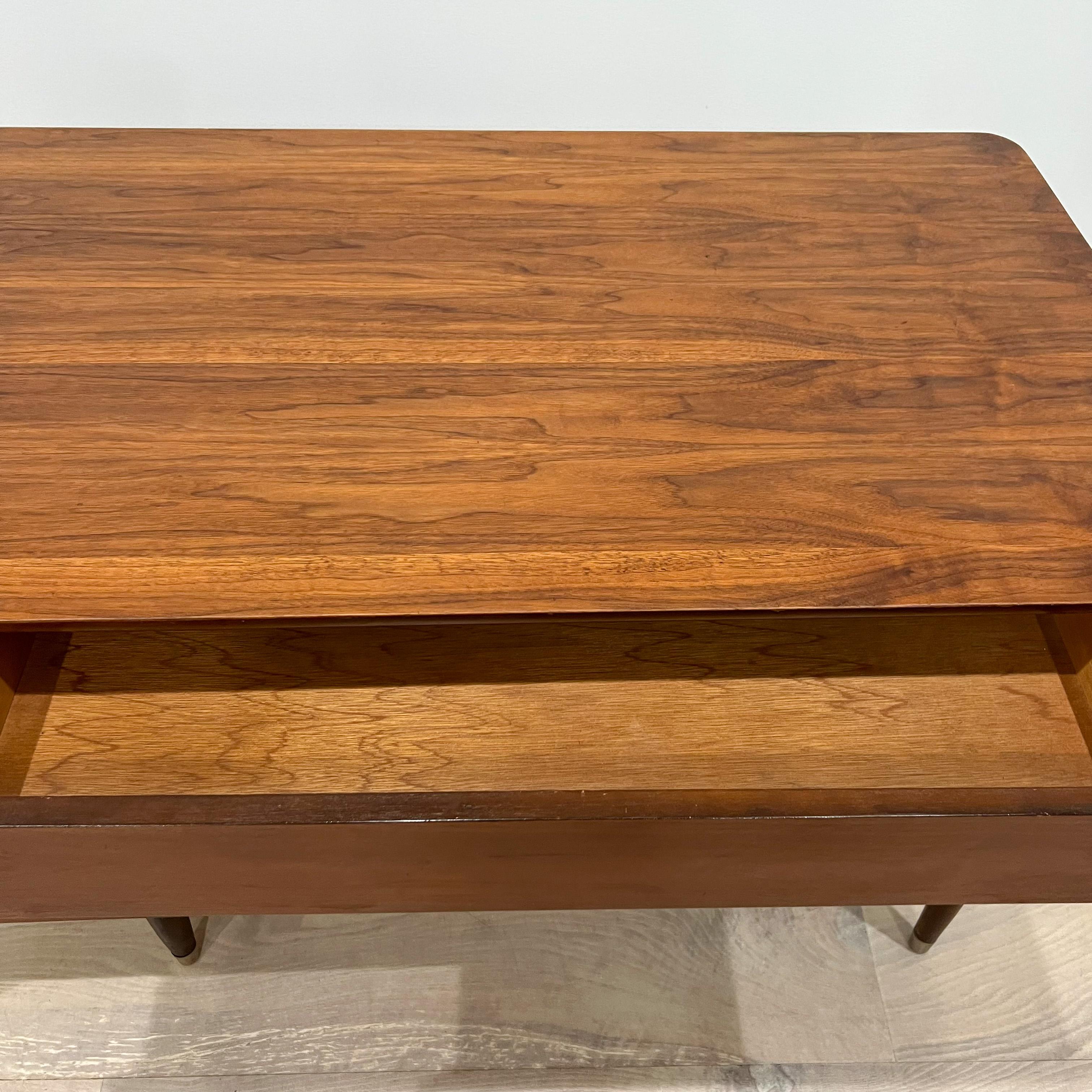 Mid Century Modern Walnut Asymmetrical Desk by “Mainline” for Hooker  8