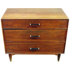 Mid-Century Modern Walnut Bachelor's Chest