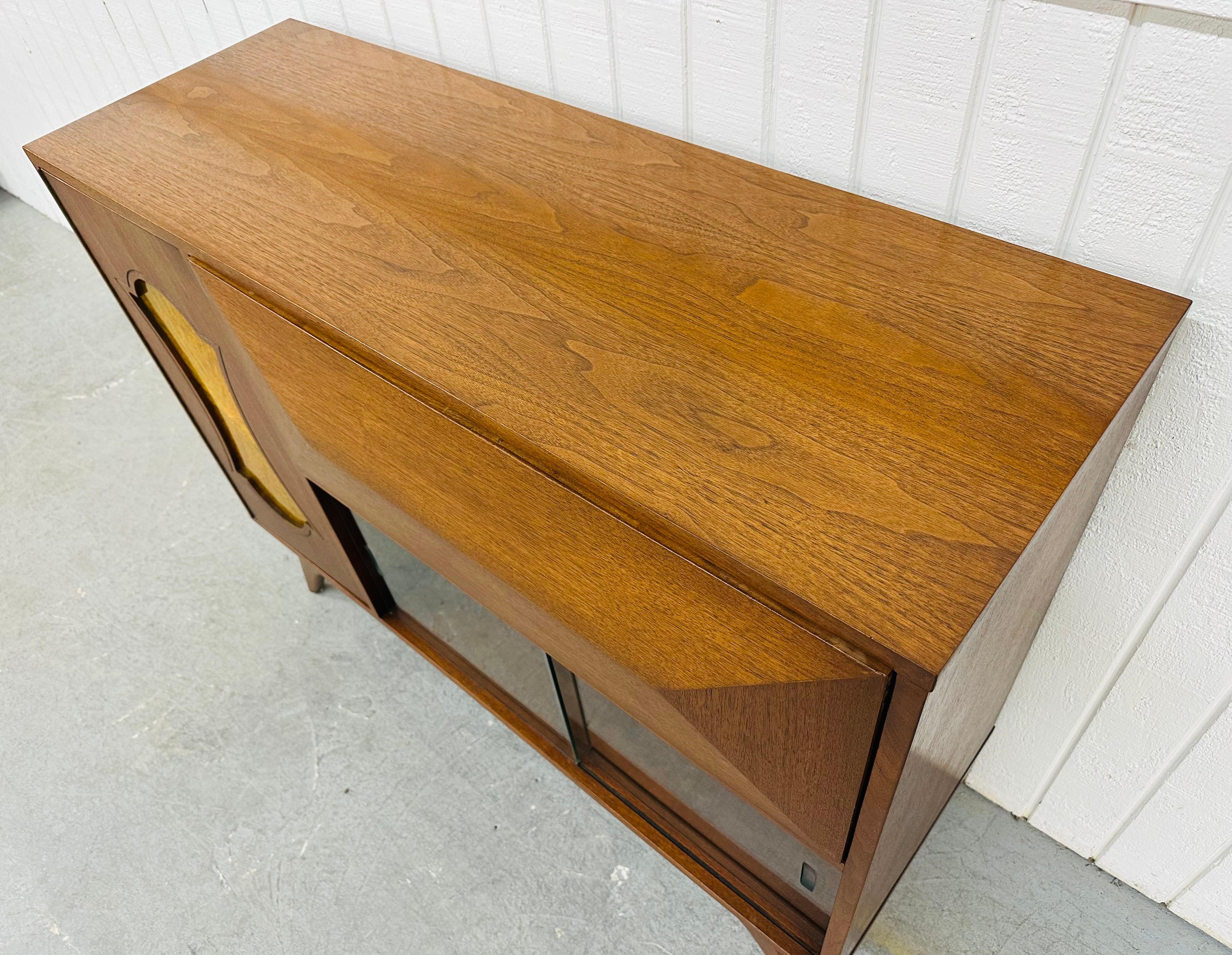 20th Century Mid-Century Modern Walnut Bar Cabinet