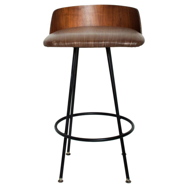 MidCentury Modern Walnut Bar Stool by Chet Beardsley at 1stDibs — free download