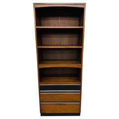 Retro Mid-Century Modern Walnut Bookcase