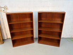 Mid-Century Modern Walnut Bookshelves