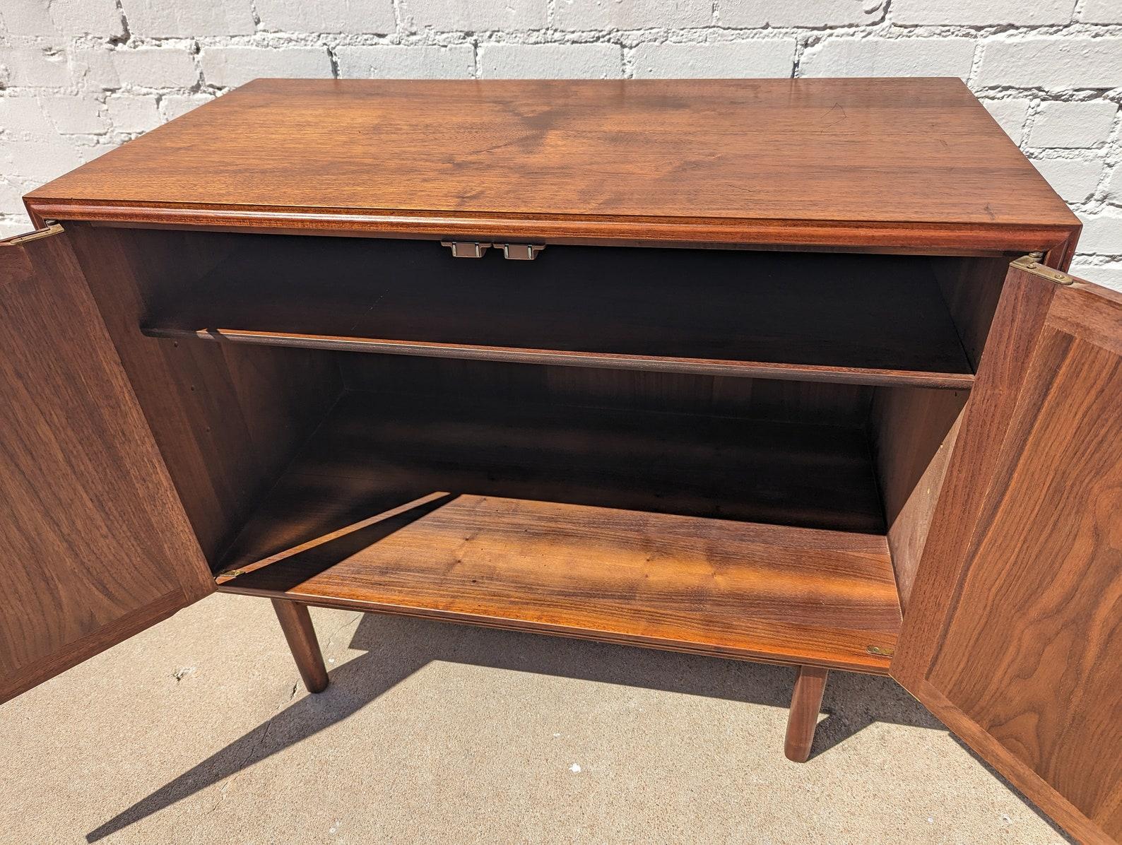 Mid-Century Modern Mid Century Modern Walnut Cabinet by Founders For Sale