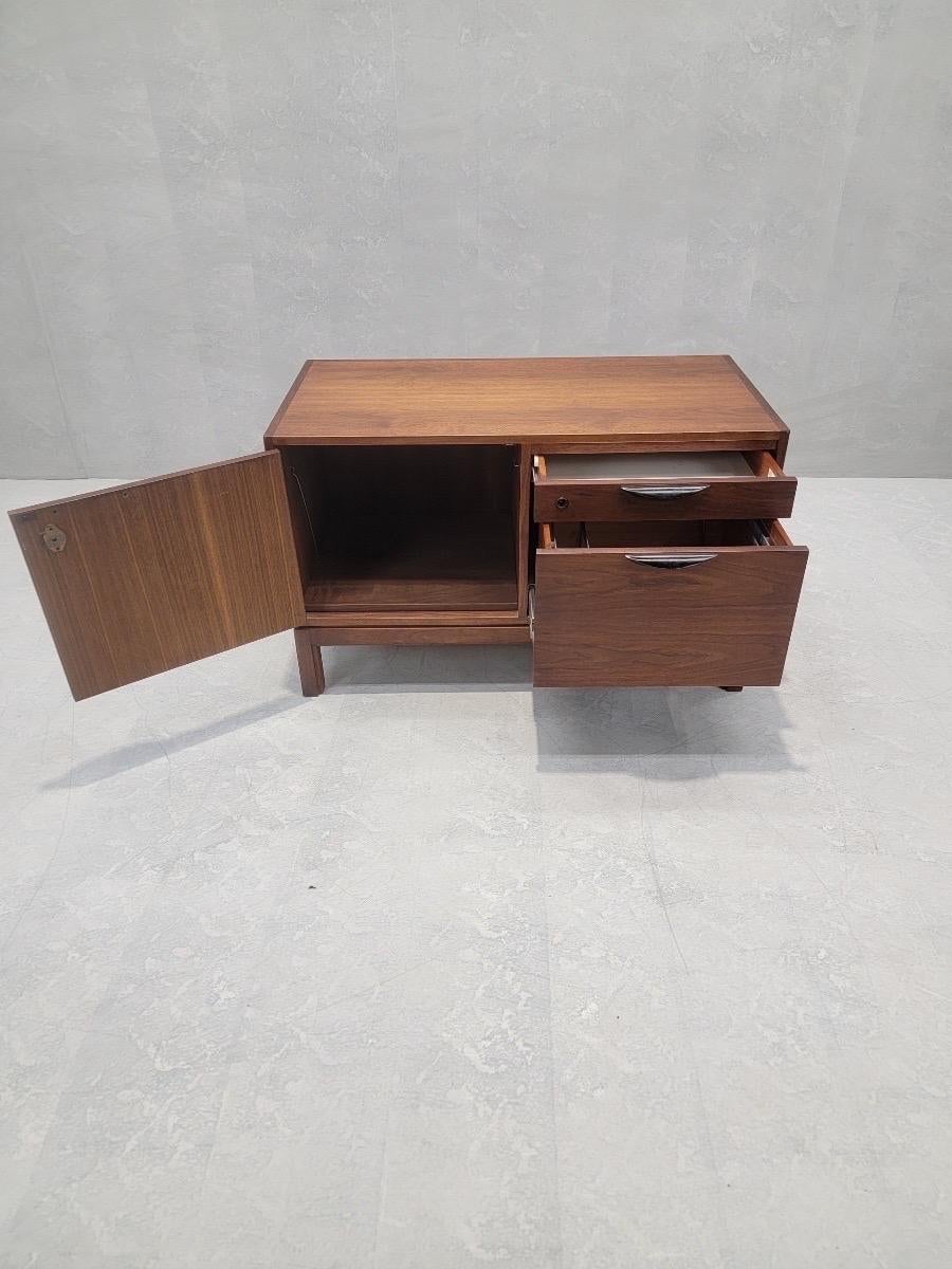 Mid-20th Century Mid Century Modern Walnut Cabinet by Jens Risom For Sale