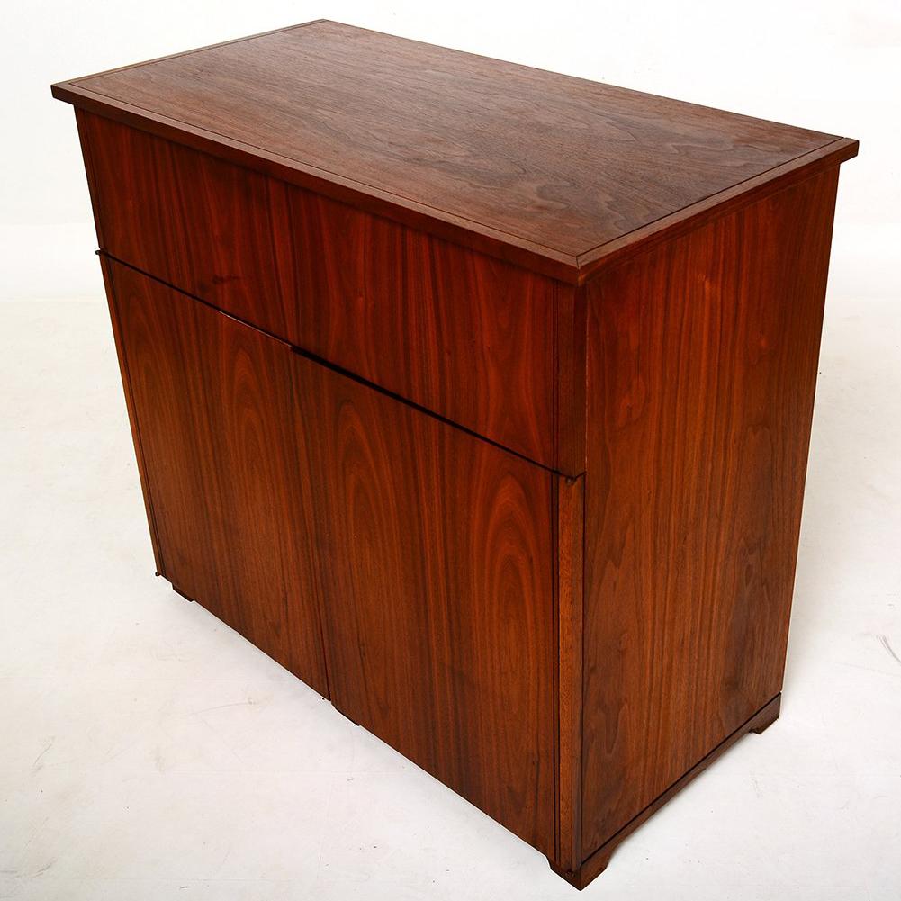 Mid-Century Modern Walnut  Cabinet Desk 4