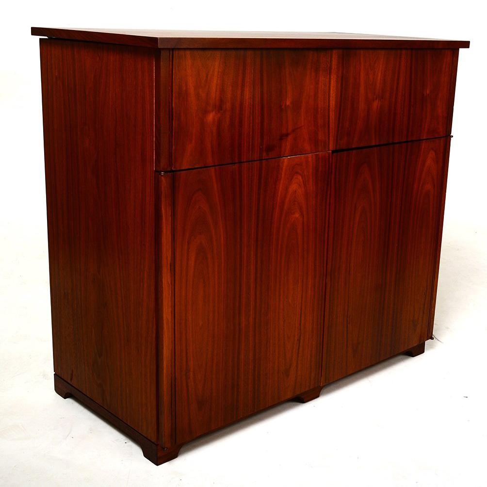 Mid-20th Century Mid-Century Modern Walnut  Cabinet Desk