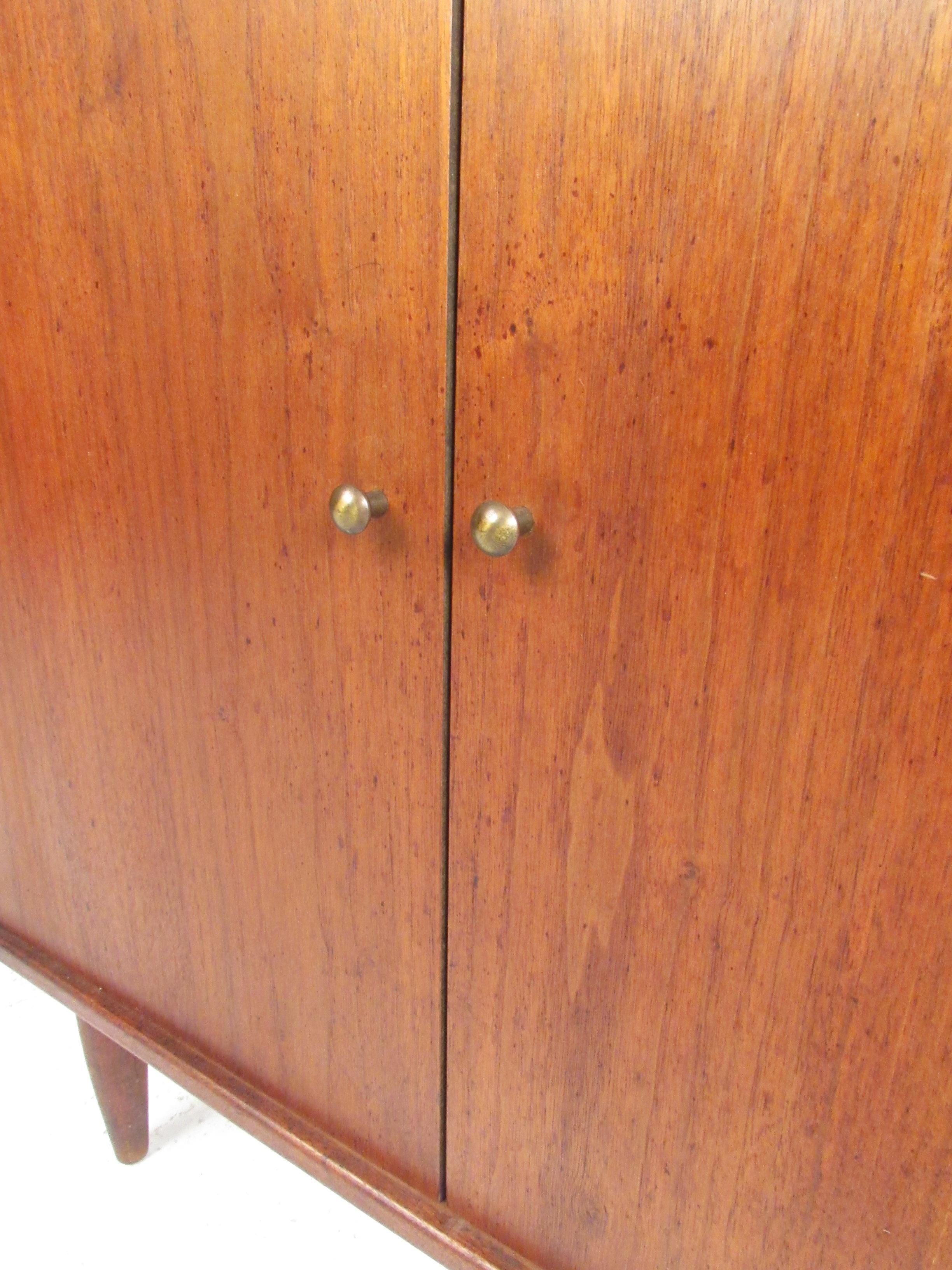 Mid-Century Modern Walnut Cabinet 2