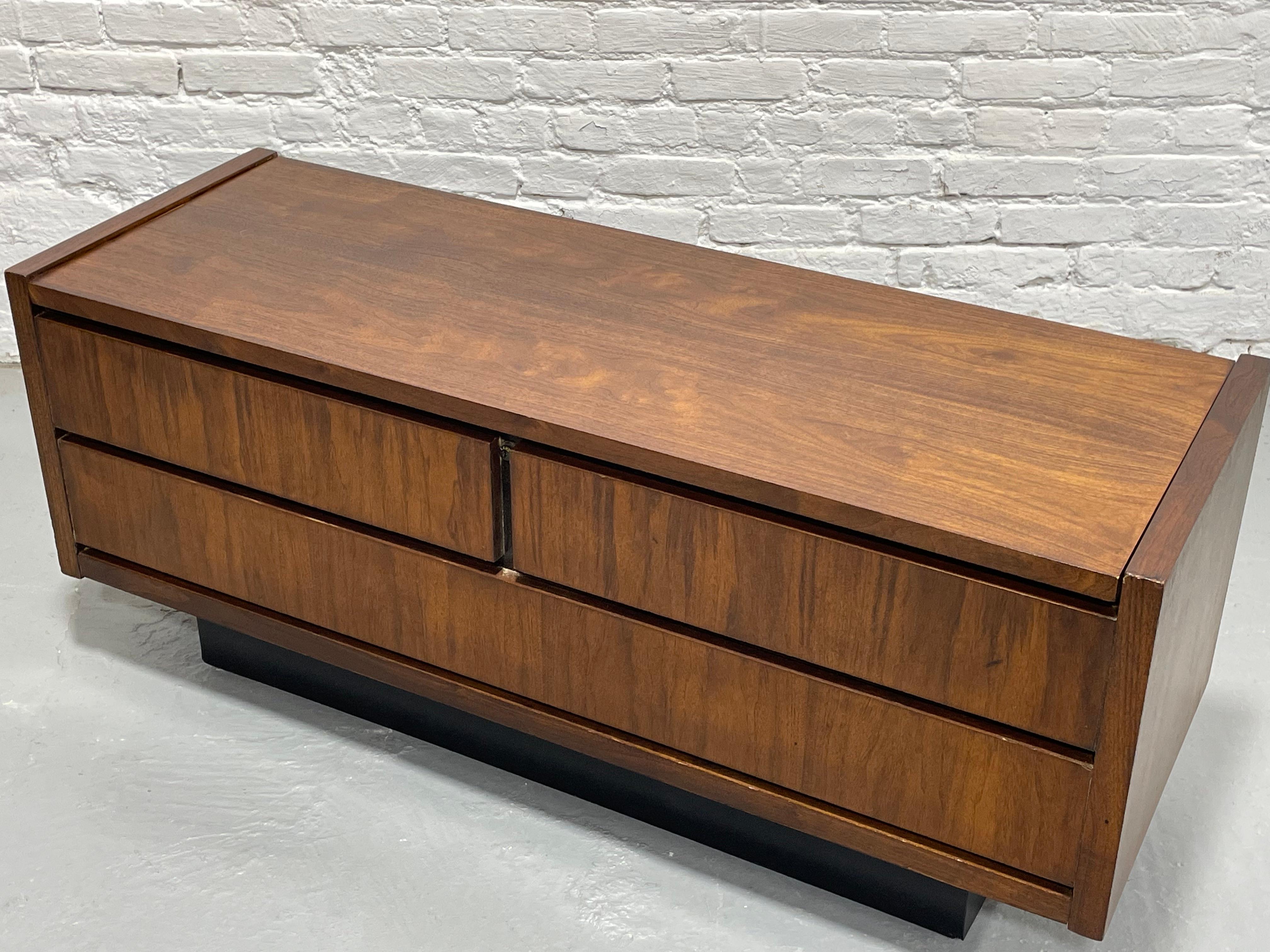 Mid Century MODERN Walnut Cedar CHEST by Lane, c. 1960's 6