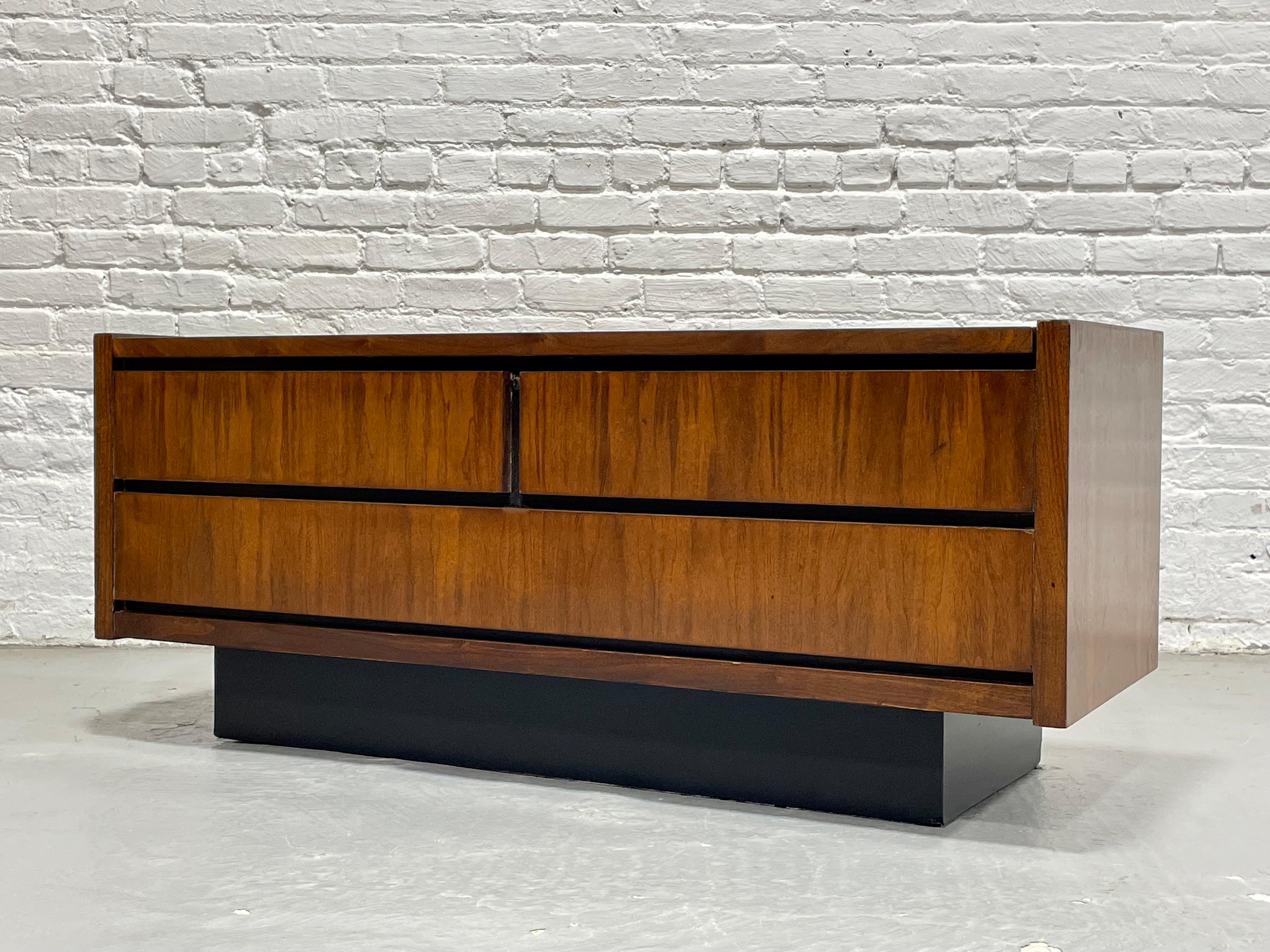 Mid-20th Century Mid Century MODERN Walnut Cedar CHEST by Lane, c. 1960's