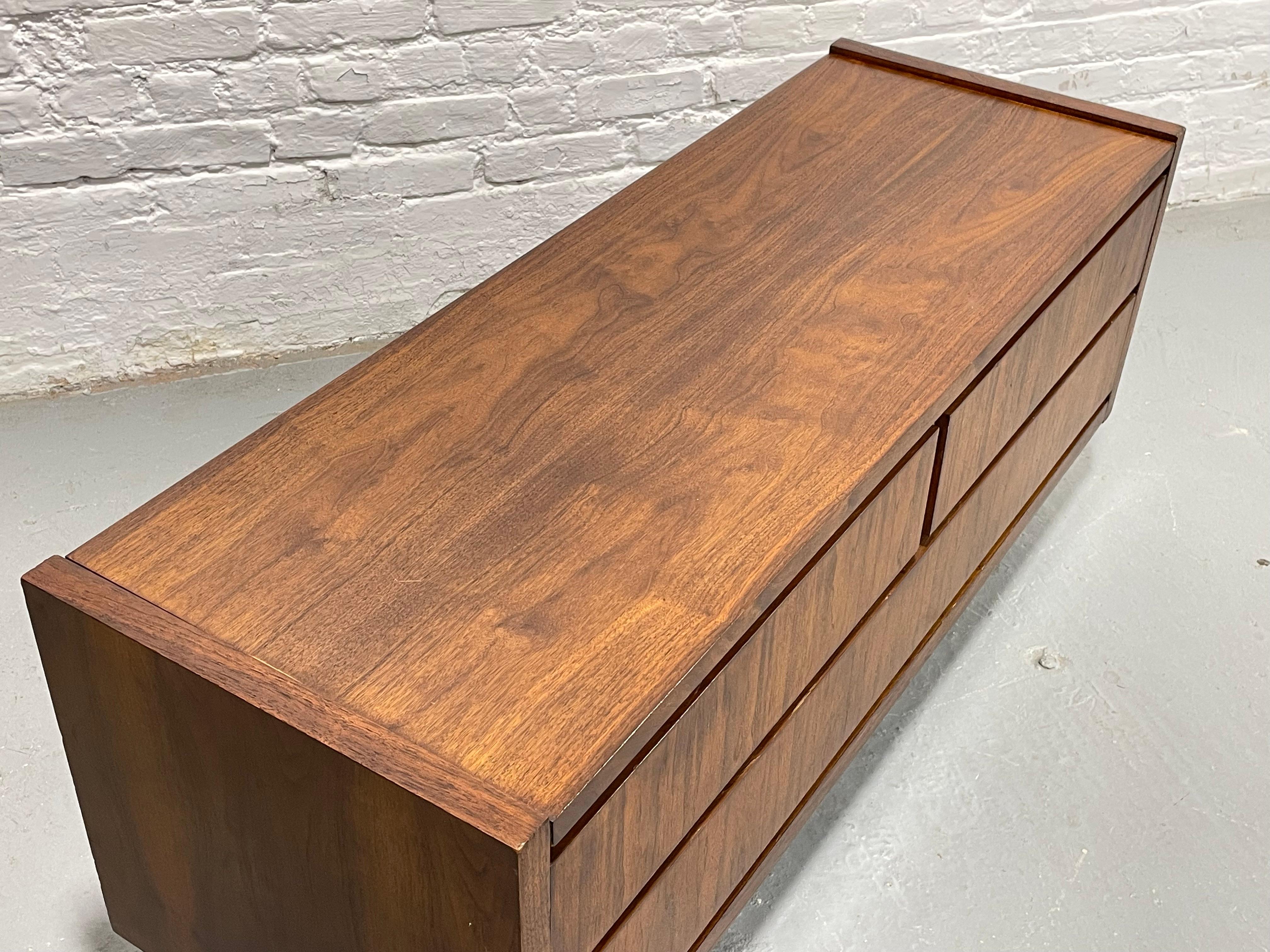 Mid Century MODERN Walnut Cedar CHEST by Lane, c. 1960's 3
