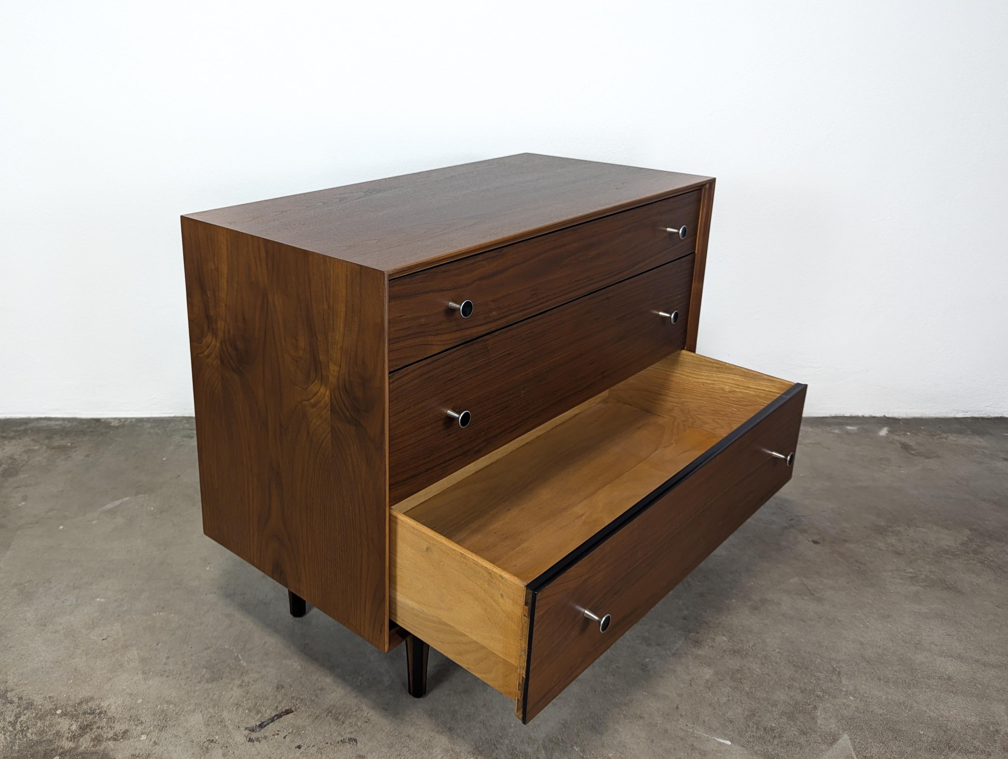 American Mid Century Walnut Chest by Richard Thompson for Glenn of California, c1960s
