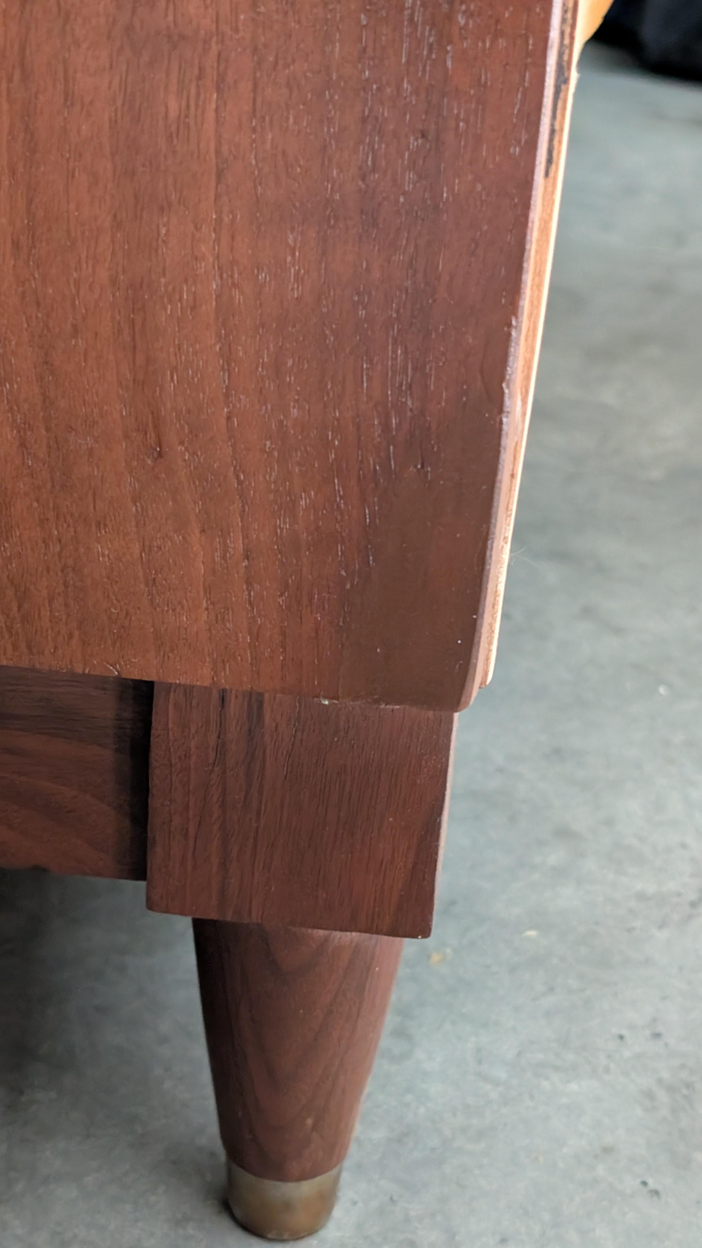 Mid Century Modern Nussbaum Kommode/Kommode von Basic Witz, 1960er Jahre im Angebot 10