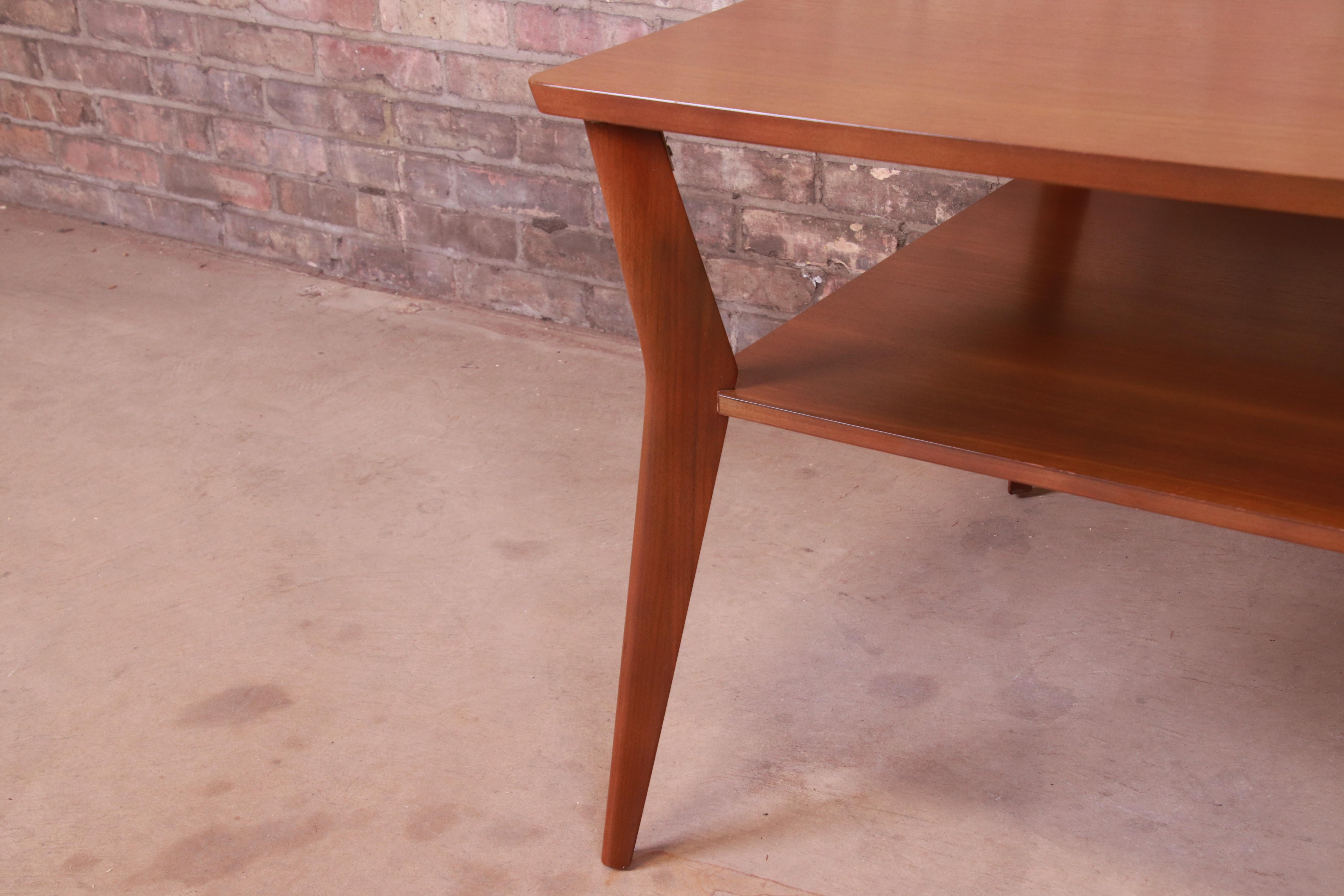 20th Century Mid-Century Modern Walnut Cocktail Table or Occasional Side Table by Mersman