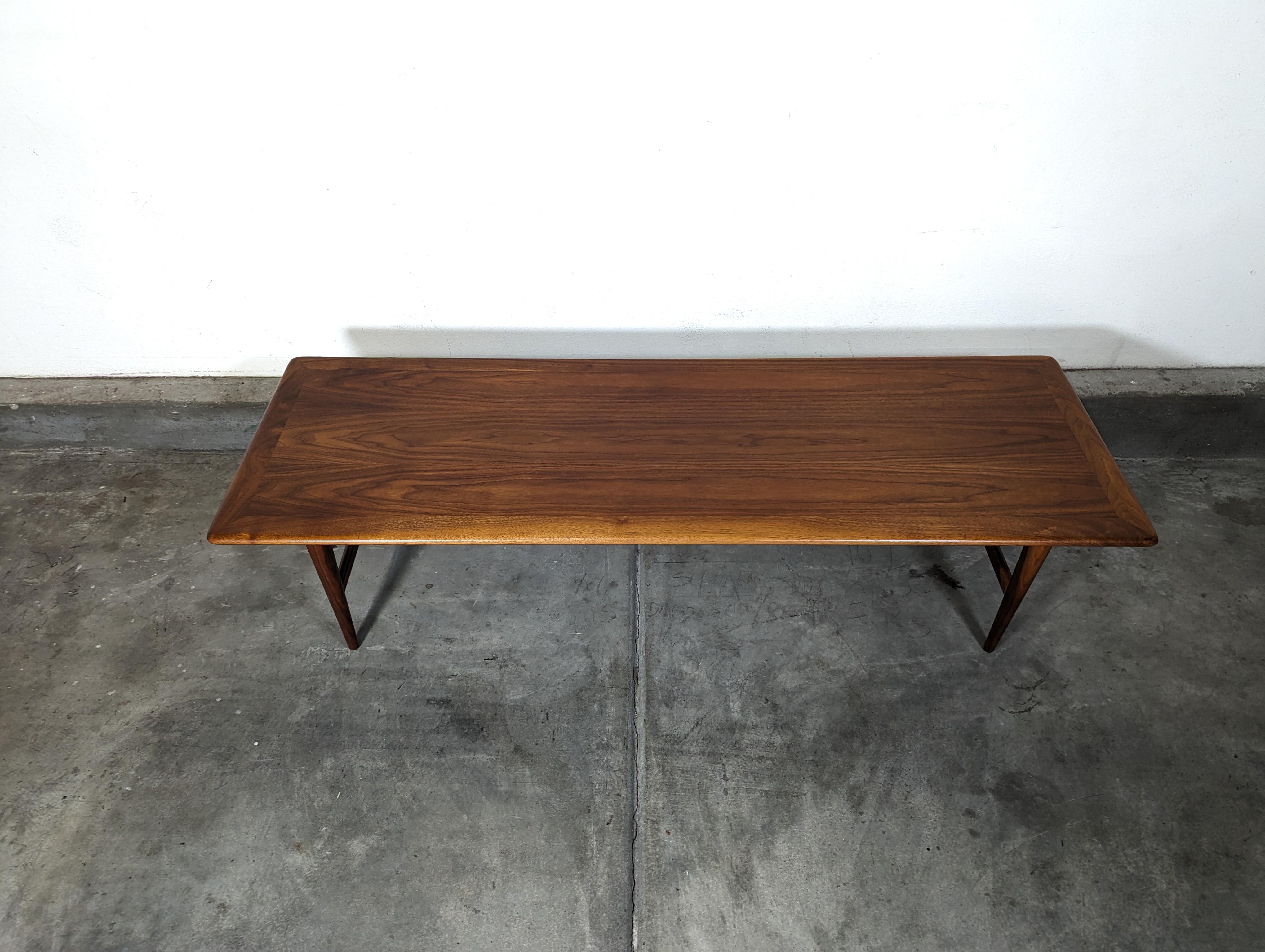 Mid-Century Modern Mid Century Modern Walnut Coffee Table By Lane, c1960s