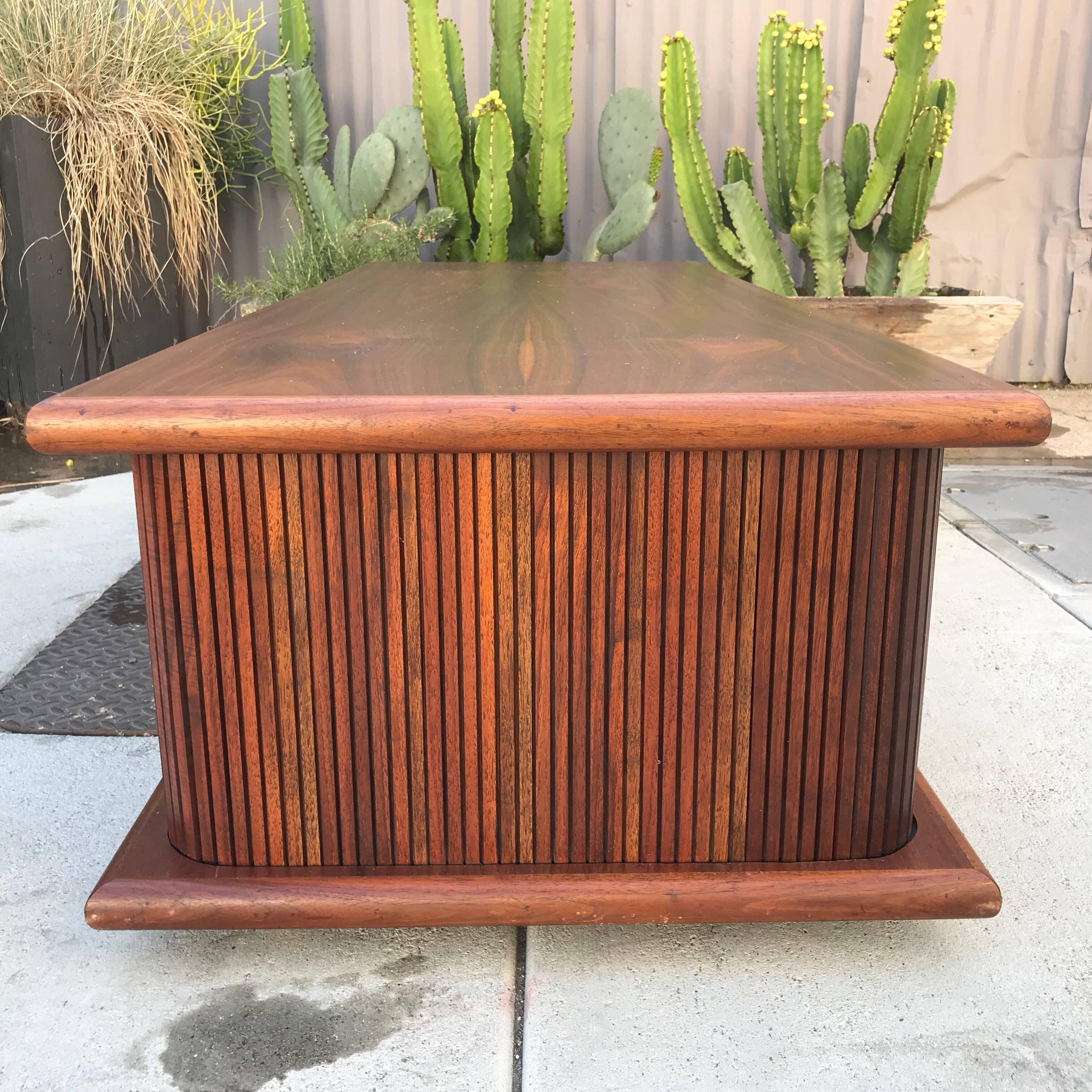 coffee table with doors