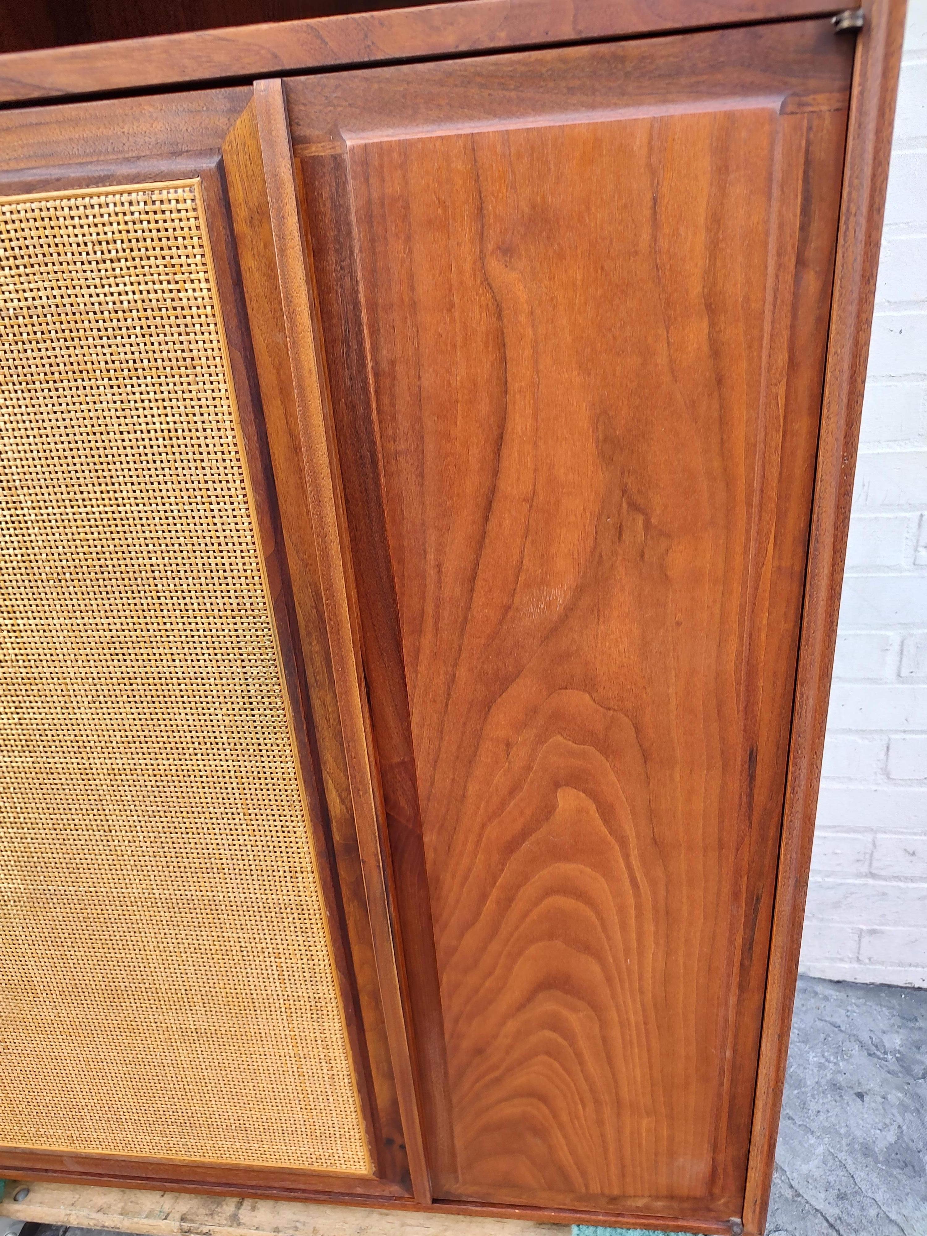 Mid-20th Century Mid-Century Modern Walnut Credenza Attributed to Founders
