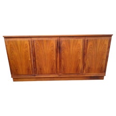 Mid-Century Modern Walnut Credenza Attributed to Founders