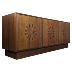 Mid Century Modern Walnut Credenza Buffet by Cal Mode, c1960s