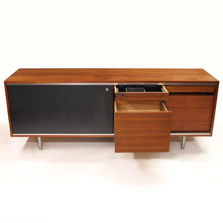 Mid-20th Century Mid-Century Modern Walnut Credenza by George Nelson for Herman Miller
