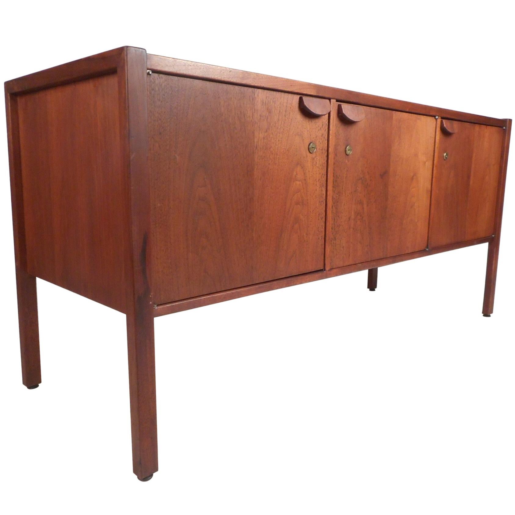 Mid-Century Modern Walnut Credenza by Jens Risom