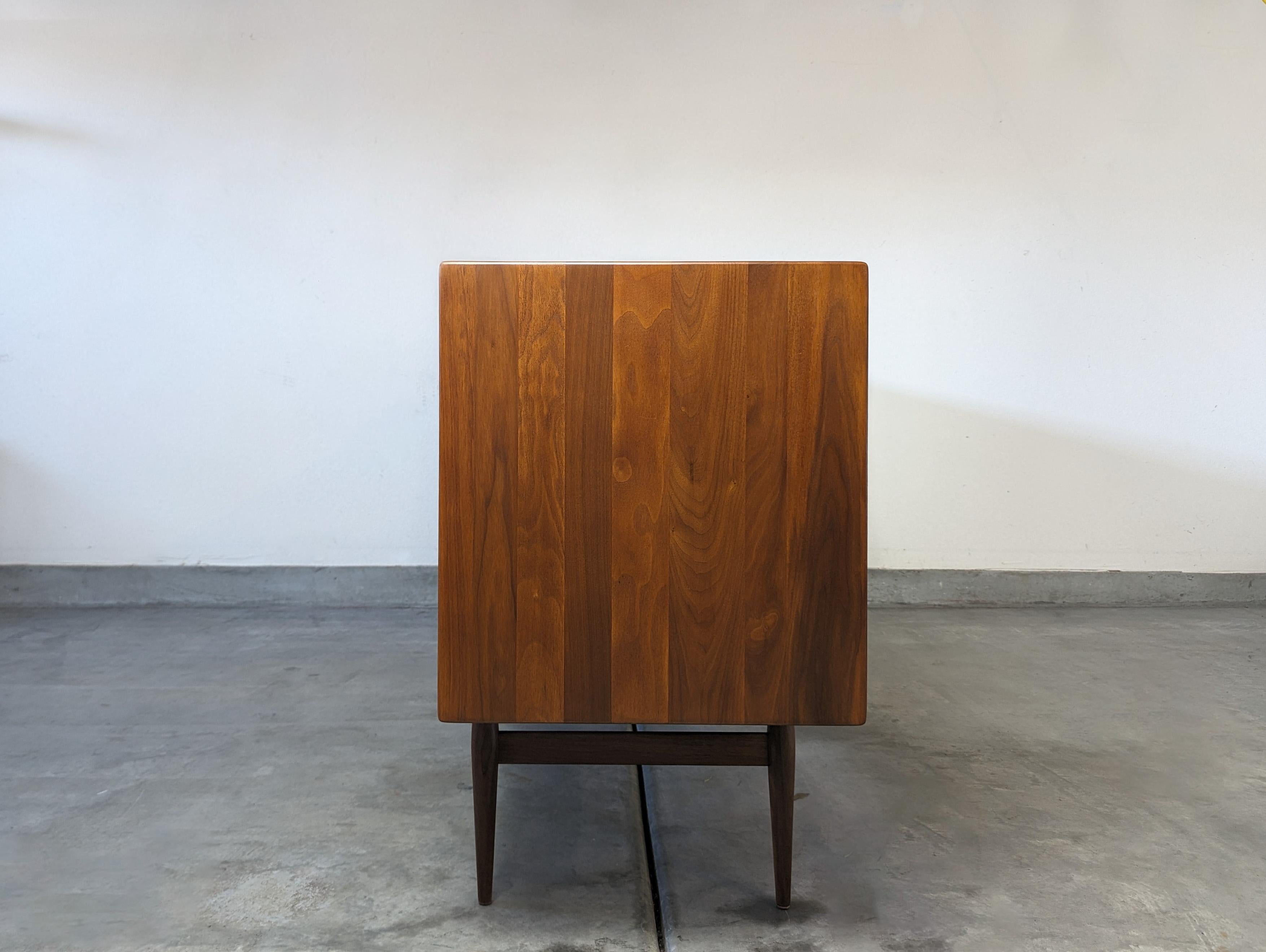 American Mid Century Modern Walnut Credenza by John Keal for Brown Saltman, c1960s