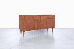 Mid-Century Modern Walnut Credenza by Ramseur Furniture