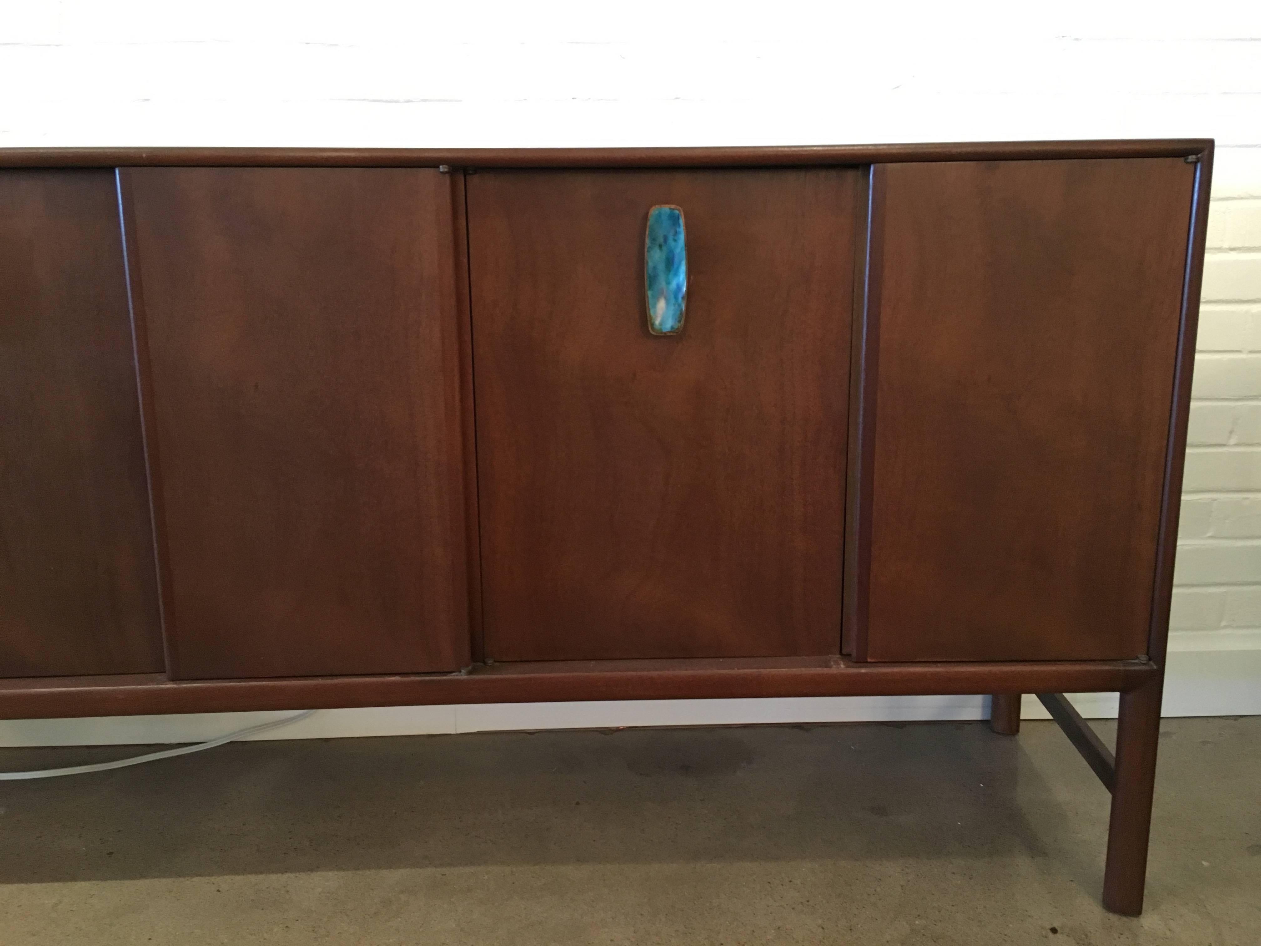 20th Century Mid-Century Modern Walnut Credenza by Ray Sabota for Mount Airy