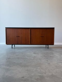 Mid-Century Modern Walnut Credenza by Winterhouse Furniture