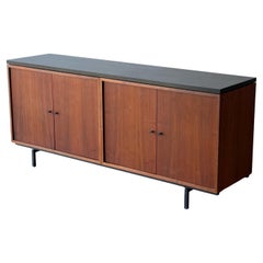 Mid-Century Modern Walnut Credenza by Winterhouse Furniture
