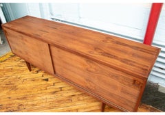Mid Century Modern Walnut Credenza for Restoration