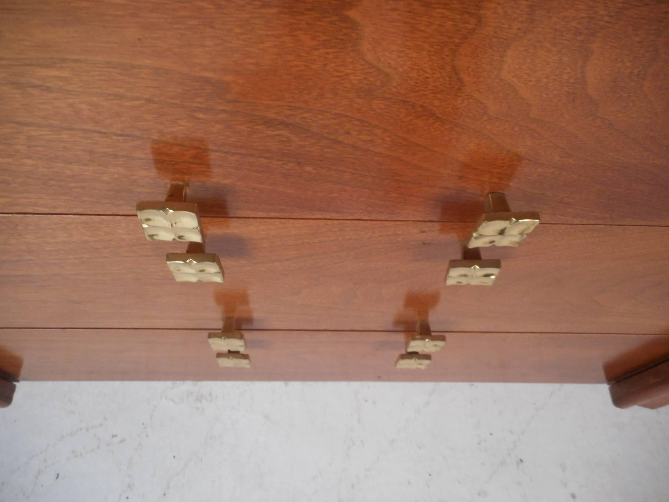 Mid-Century Modern Walnut Credenza 1