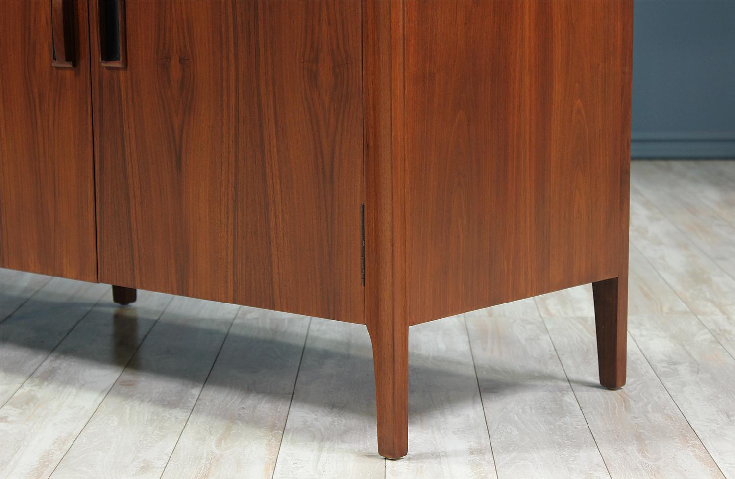 Mid-20th Century Mid-Century Modern Walnut Credenza