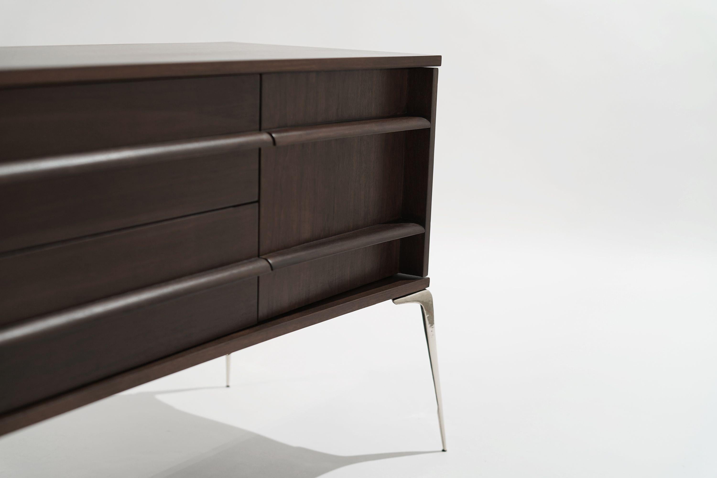 Mid-Century Modern Walnut Credenza 1