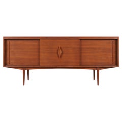 Mid-Century Modern Walnut Credenza