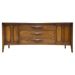 Mid Century MODERN Walnut CREDENZA / Long Dresser by BROYHILL Premier, c. 1960's