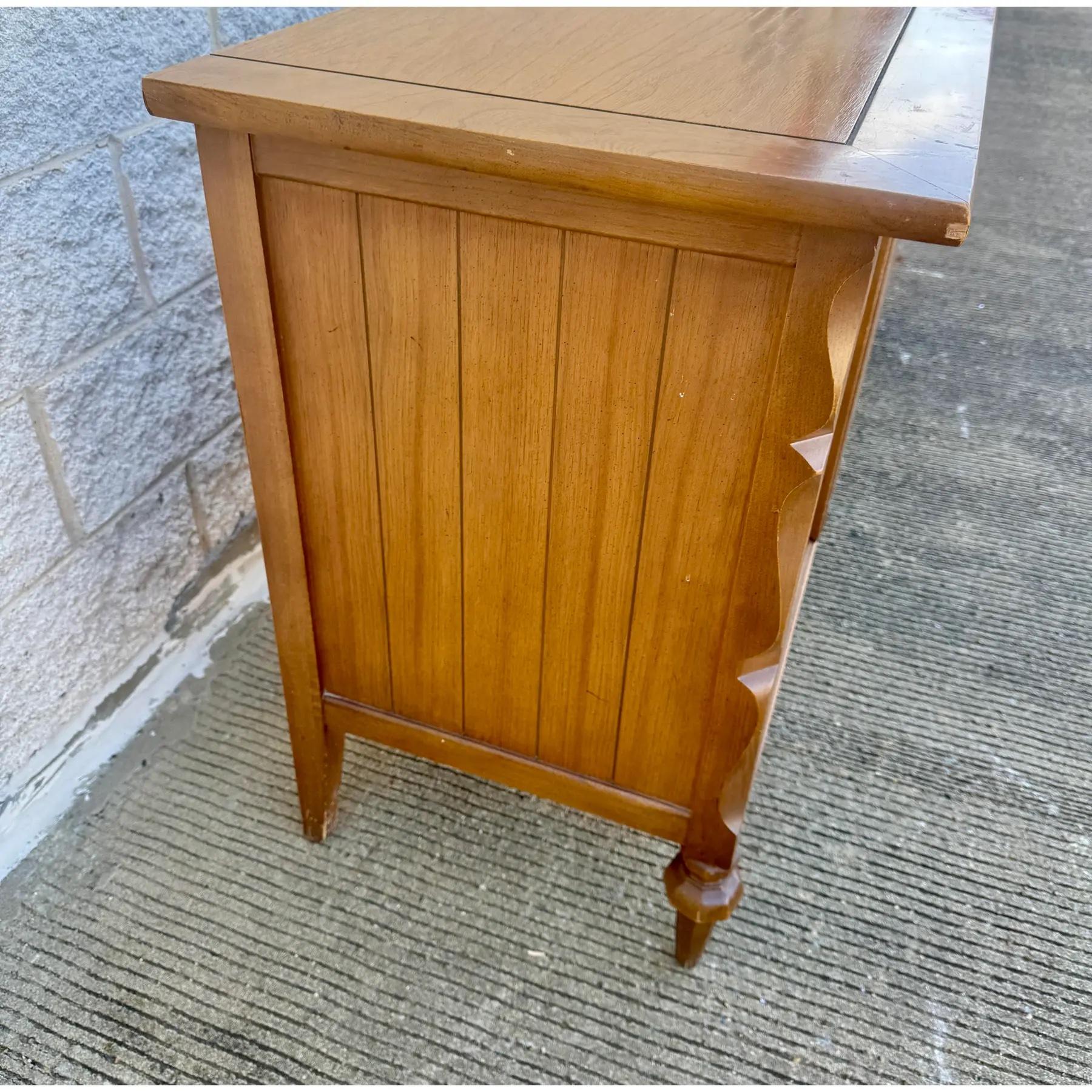 Mid-Century Modern Walnut Credenza With Cane Door Panels For Sale 3