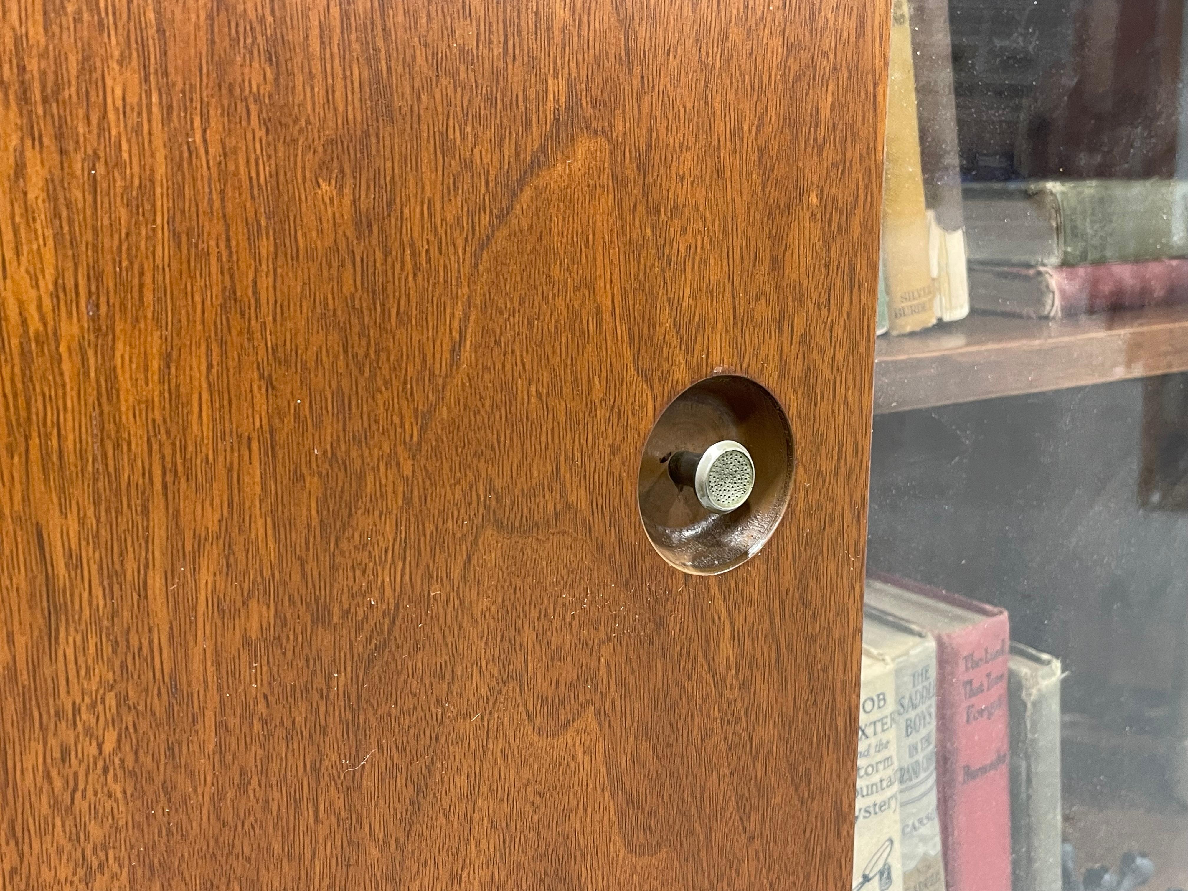 Mid Century MODERN Walnut DANISH BOOKCASE / Hutch, c. 1960's For Sale 6