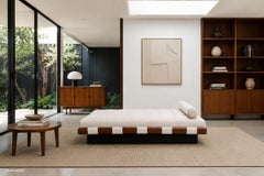 Daybed/Bank im Mid-Century-Modern-Stil aus Walnussholz von Adrian Pearsall, 1960er Jahre