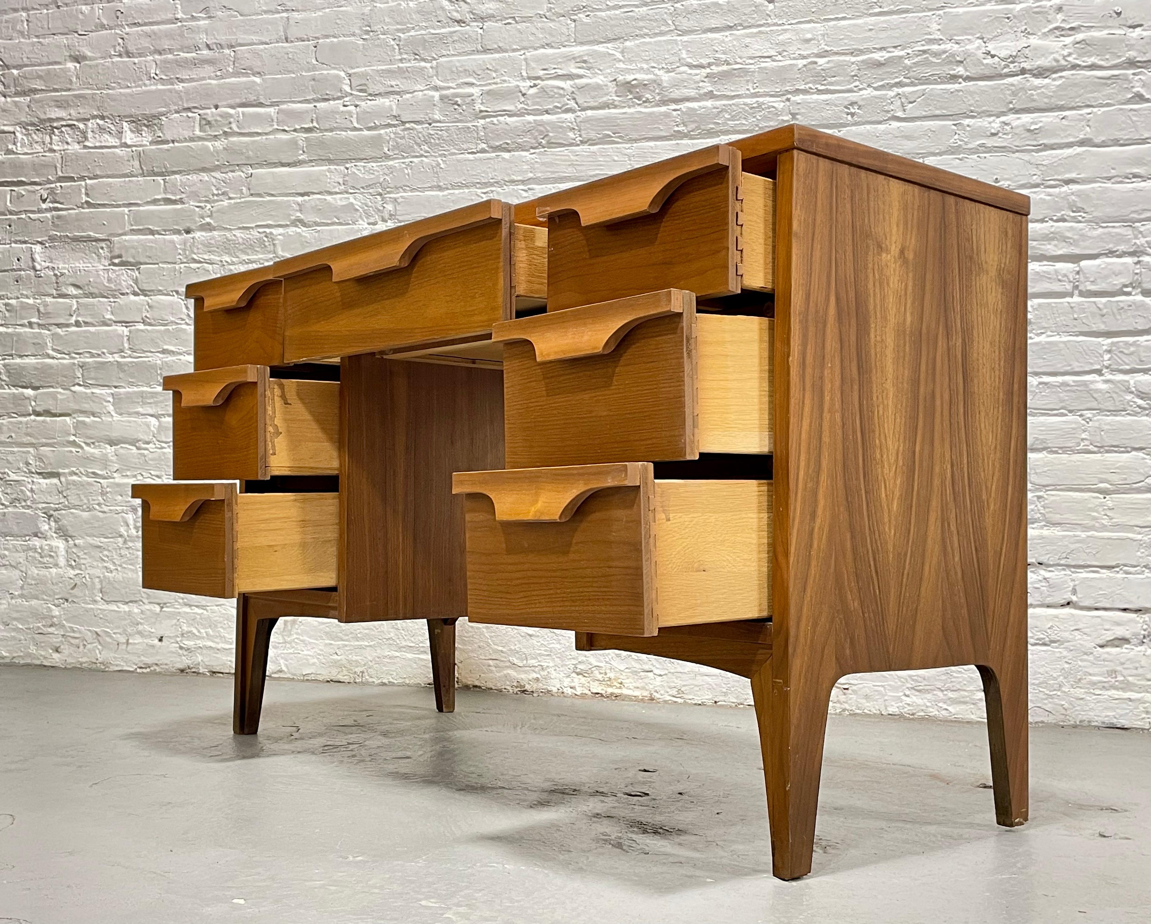 Mid-20th Century Mid Century MODERN WALNUT DESK by Johnson Carper, c. 1960s