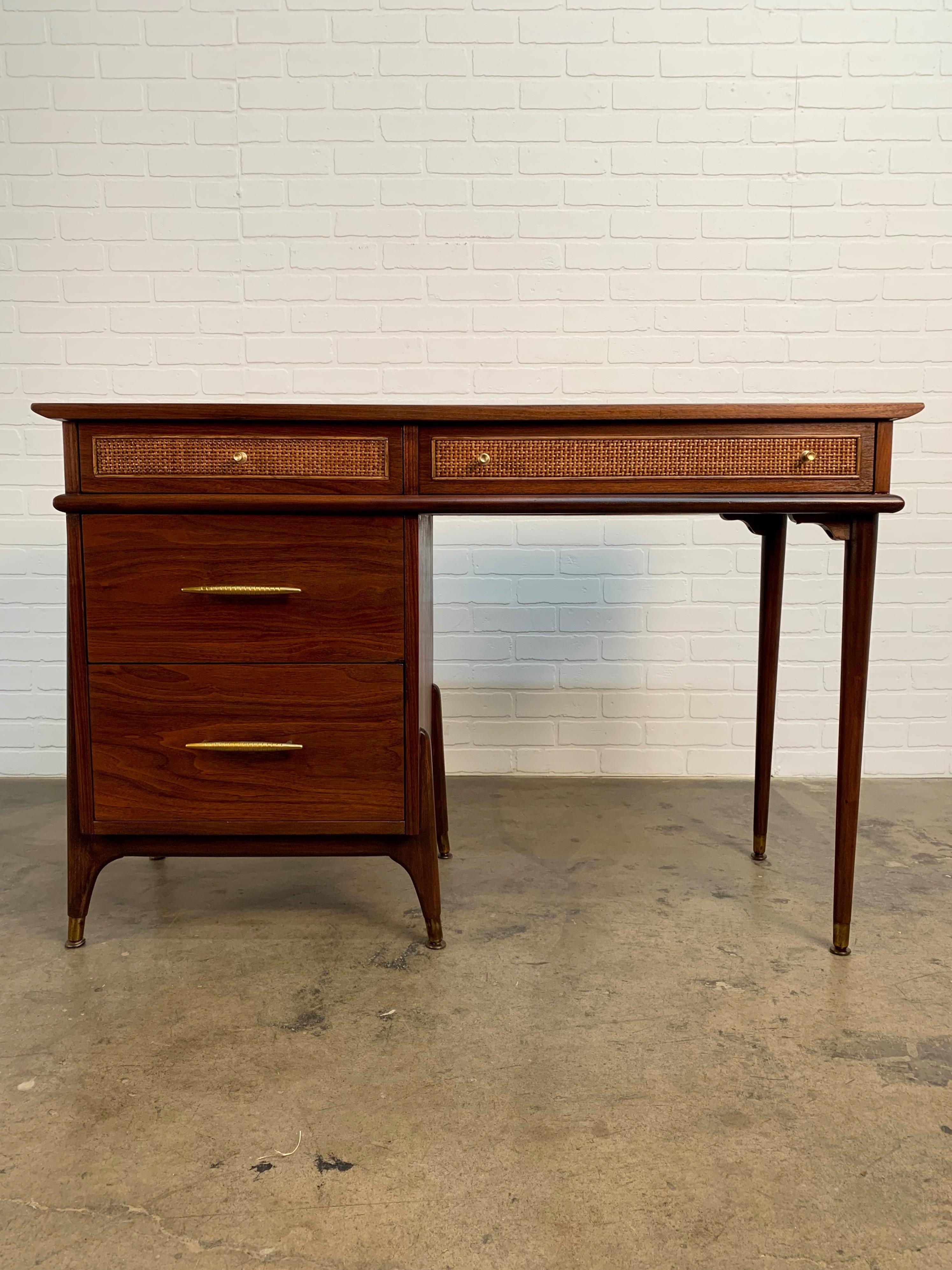 Mid-Century Modern Walnut Desk 1