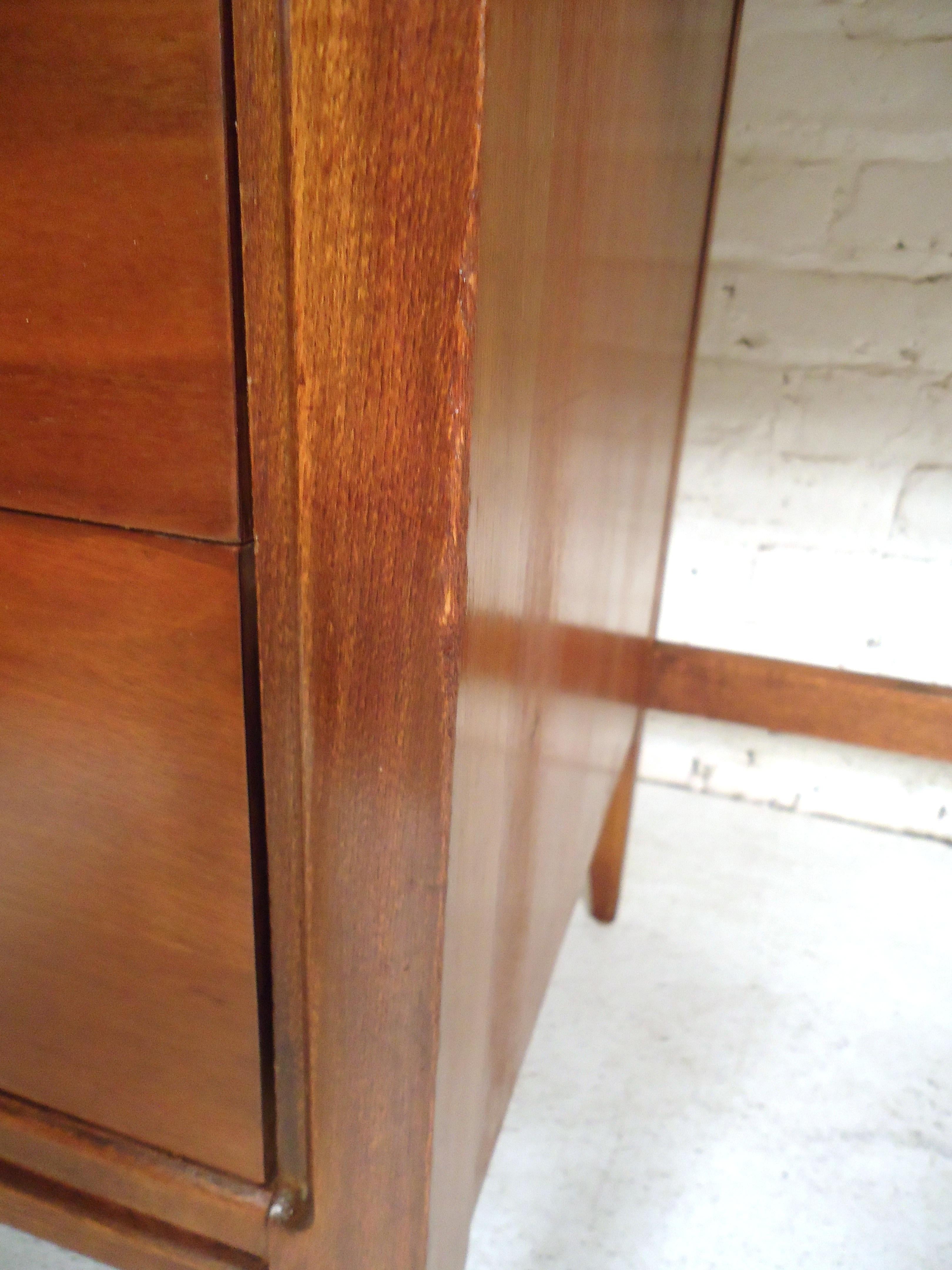 Mid-Century Modern Walnut Desk 2