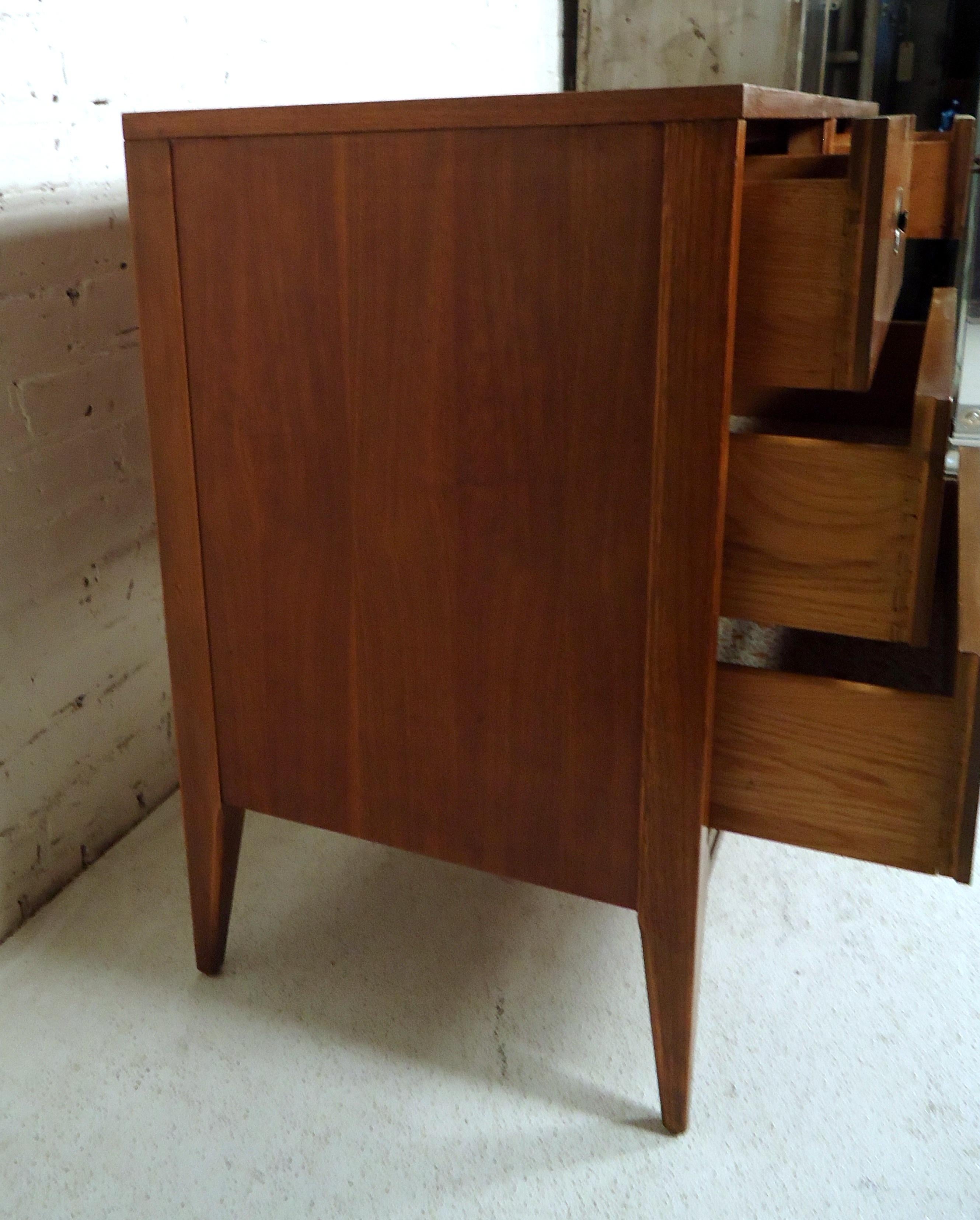 Mid-Century Modern Walnut Desk 4