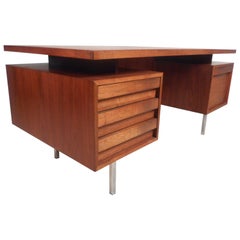 Mid-Century Modern Walnut Desk