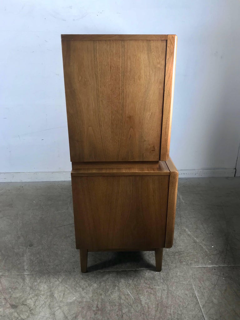 Mid-Century Modern Walnut Diamond Front Chest, United ...