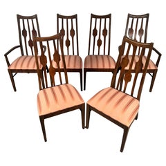 Mid-Century Modern Walnut Dining Chairs by Kent-Coffey