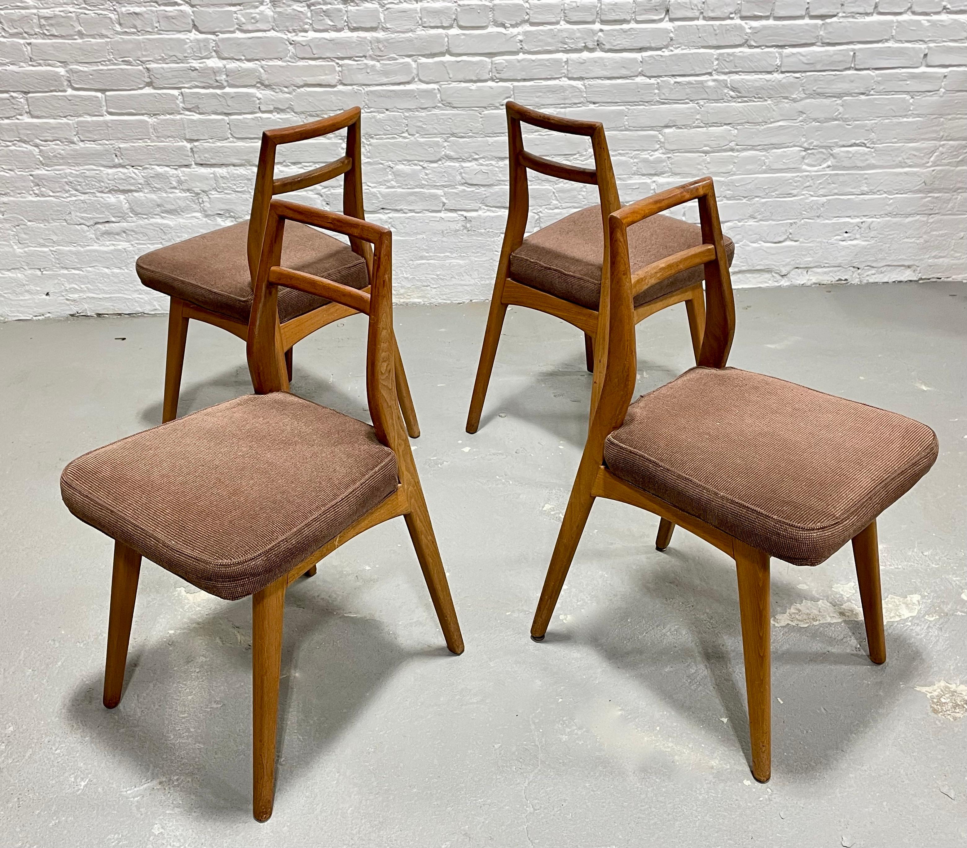Mid-Century Modern Walnut Dining Chairs by Mel Smilow, Set of 4 2