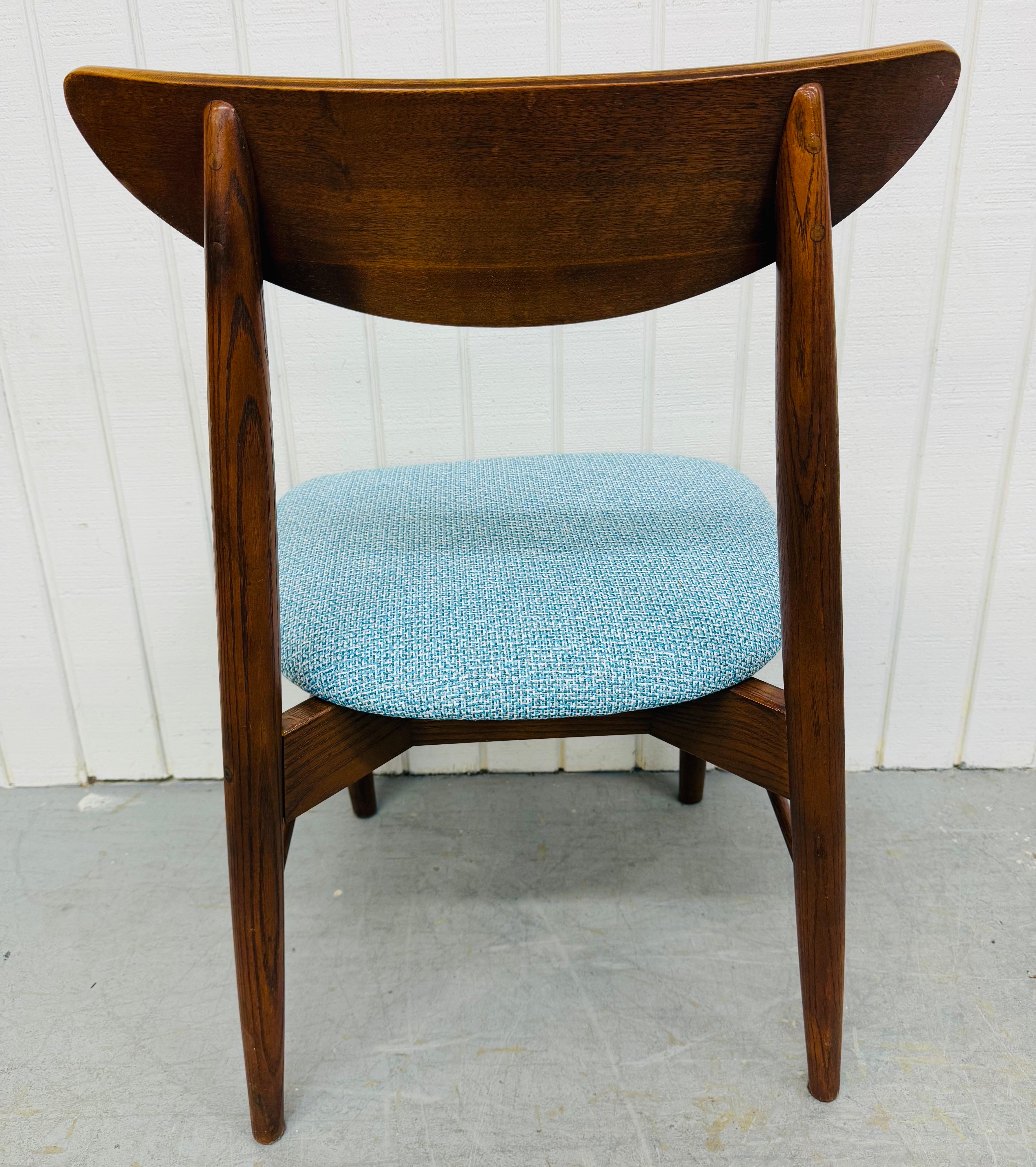 Mid-Century Modern Walnut Dining Chairs - Set of 4 2