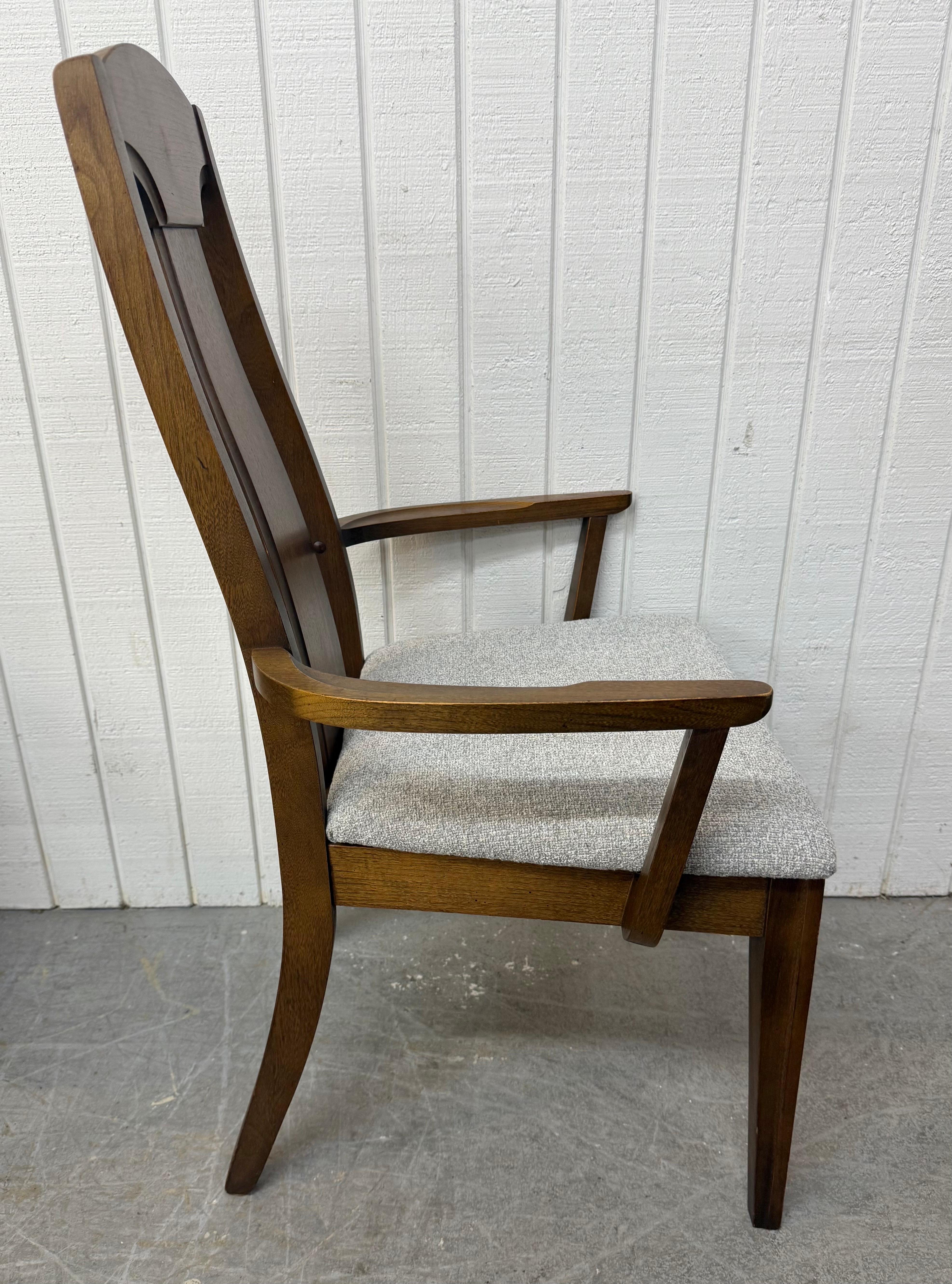 Mid-20th Century Mid-Century Modern Walnut Dining Chairs - Set of 6 For Sale