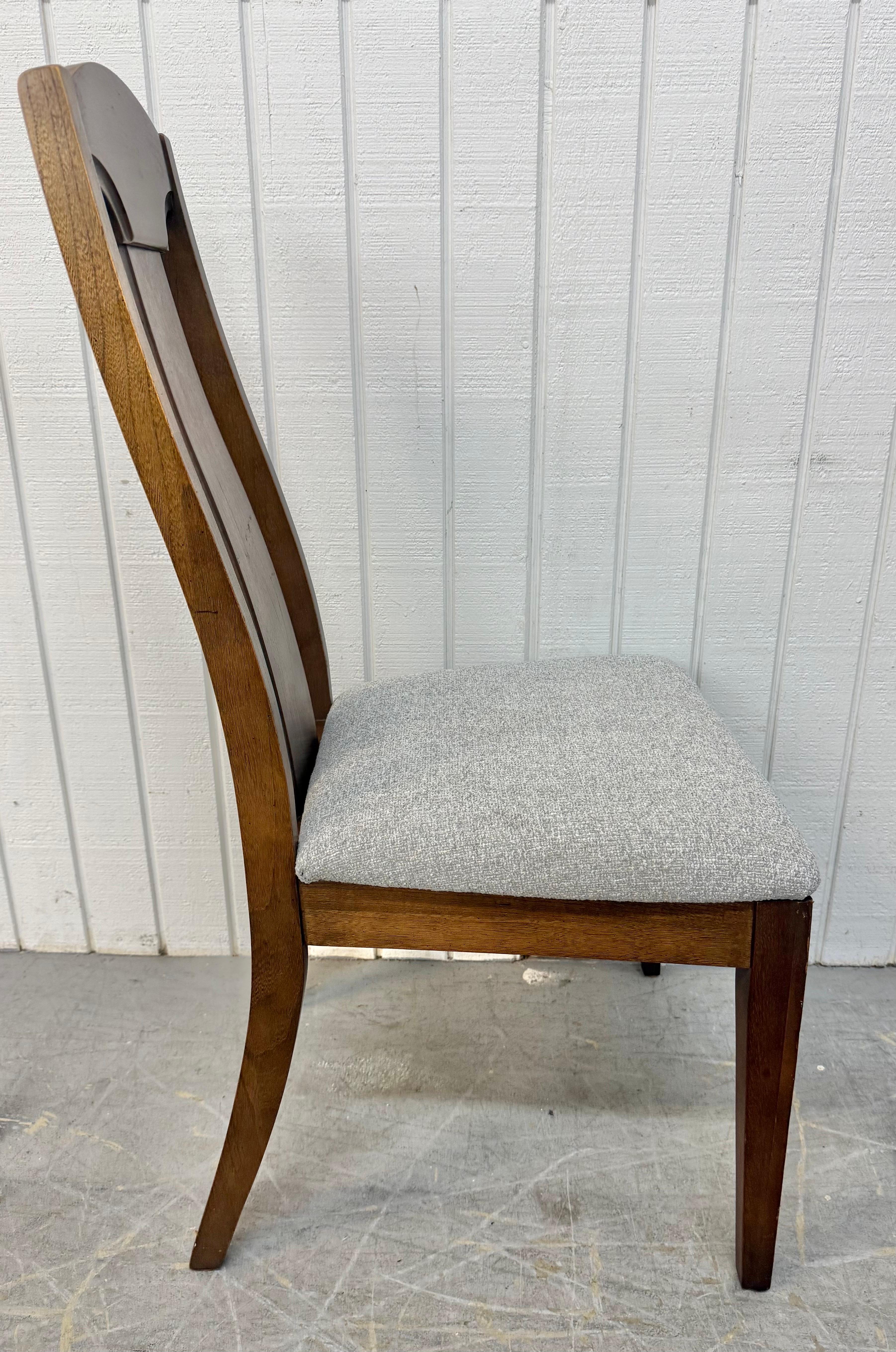 Mid-Century Modern Walnut Dining Chairs - Set of 6 For Sale 2